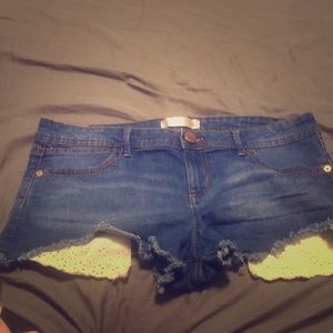 Jean shorts